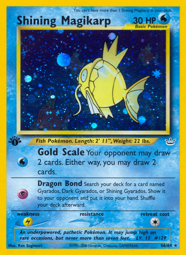 Shining Magikarp (66/64) [Neo Revelation 1st Edition] | Mega City Incorporated