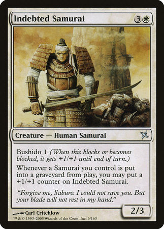 Indebted Samurai [Betrayers of Kamigawa] | Mega City Incorporated