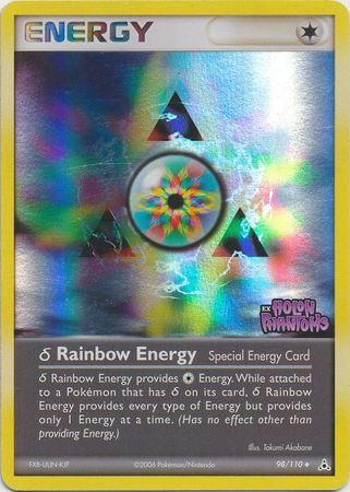 Rainbow Energy (98/110) (Delta Species) (Stamped) [EX: Holon Phantoms] | Mega City Incorporated