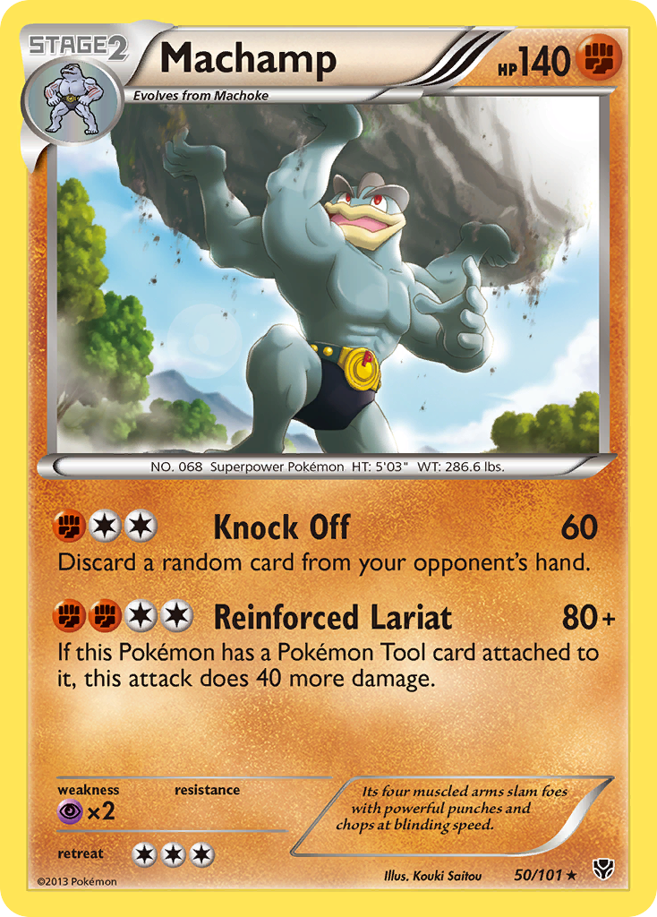 Machamp (50/101) [Black & White: Plasma Blast] | Mega City Incorporated