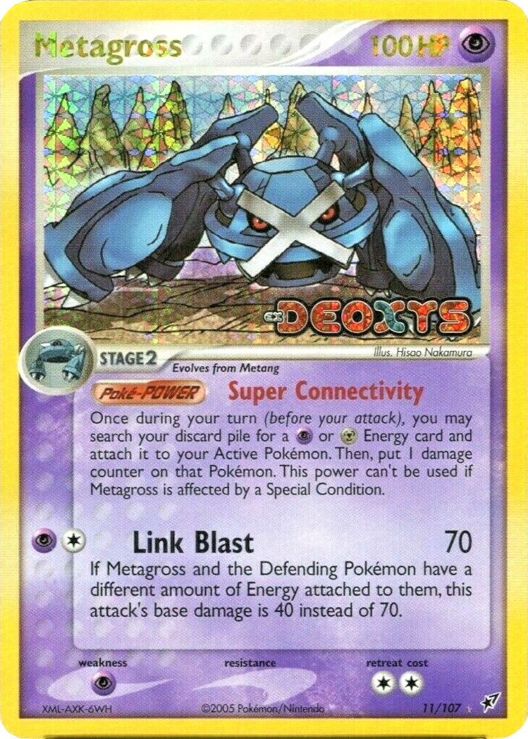 Metagross (11/107) (Stamped) [EX: Deoxys] | Mega City Incorporated