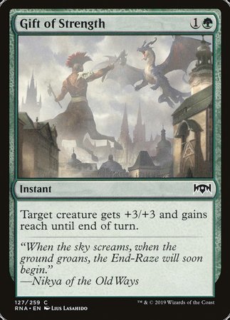 Gift of Strength [Ravnica Allegiance] | Mega City Incorporated