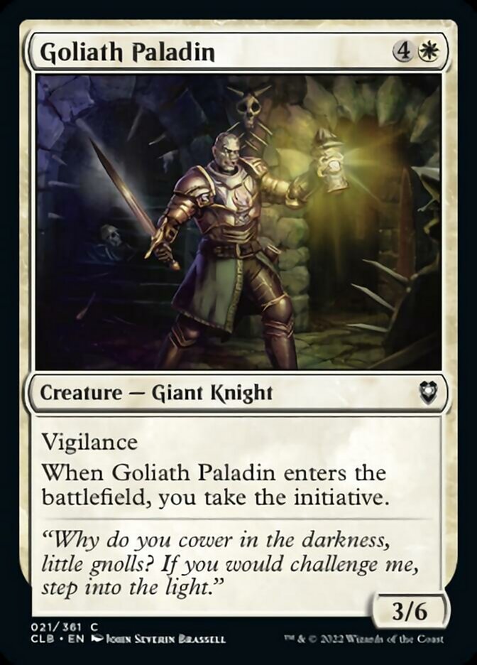 Goliath Paladin [Commander Legends: Battle for Baldur's Gate] | Mega City Incorporated