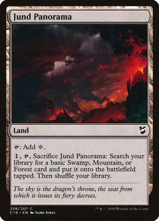 Jund Panorama [Commander 2018] | Mega City Incorporated