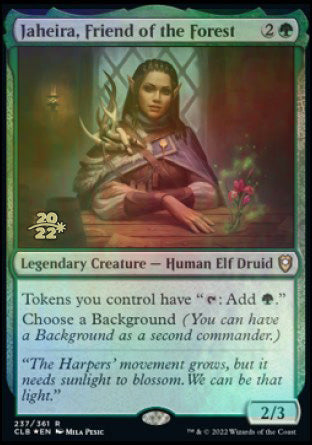 Jaheira, Friend of the Forest [Commander Legends: Battle for Baldur's Gate Prerelease Promos] | Mega City Incorporated