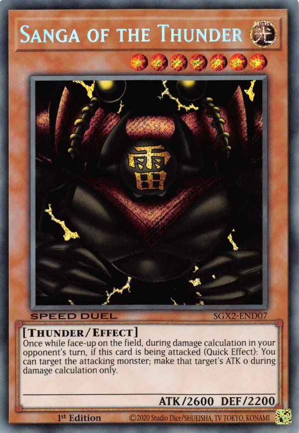 Sanga of the Thunder [SGX2-END07] Secret Rare | Mega City Incorporated