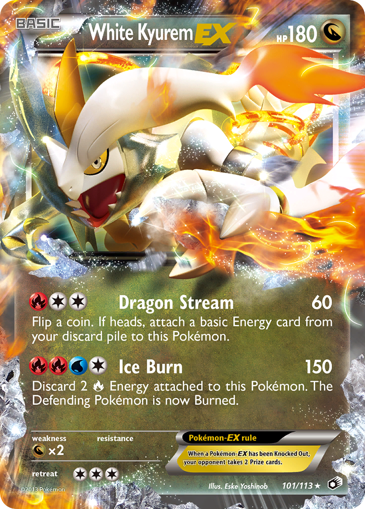 White Kyurem EX (101/113) [Black & White: Legendary Treasures] | Mega City Incorporated