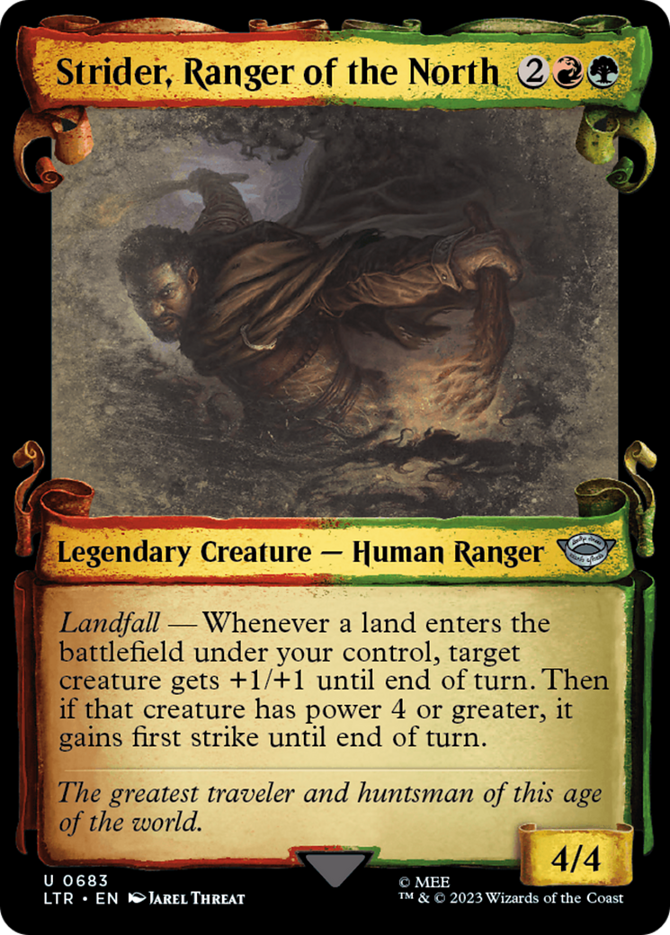 Strider, Ranger of the North [The Lord of the Rings: Tales of Middle-Earth Showcase Scrolls] | Mega City Incorporated