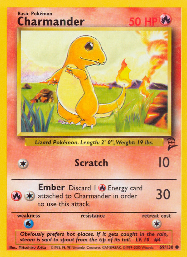 Charmander (69/130) [Base Set 2] | Mega City Incorporated