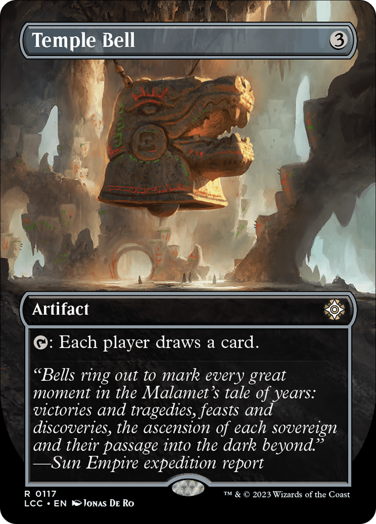 Temple Bell (Borderless) [The Lost Caverns of Ixalan Commander] | Mega City Incorporated