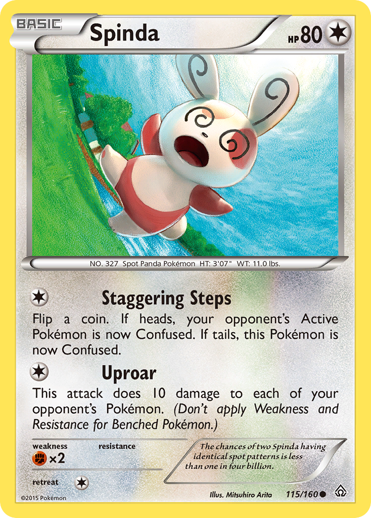 Spinda (115/160) [XY: Primal Clash] | Mega City Incorporated