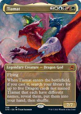 Tiamat (Extended) (Alternative art) [Dungeons & Dragons: Adventures in the Forgotten Realms] | Mega City Incorporated