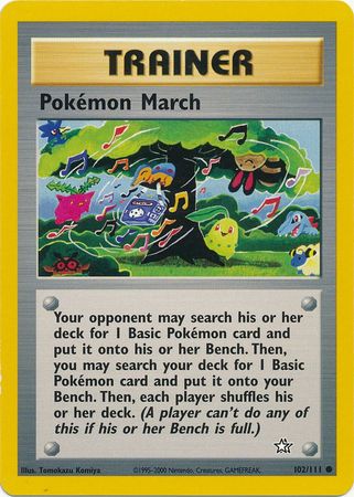 Pokemon March (102/111) [Neo Genesis Unlimited] | Mega City Incorporated