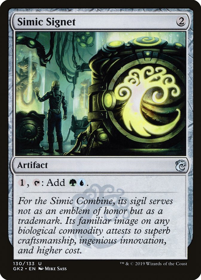 Simic Signet [Ravnica Allegiance Guild Kit] | Mega City Incorporated