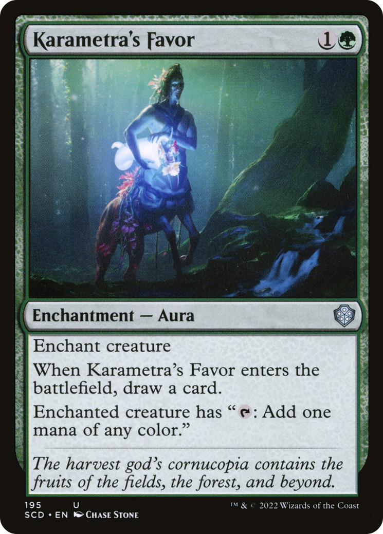 Karametra's Favor [Starter Commander Decks] | Mega City Incorporated