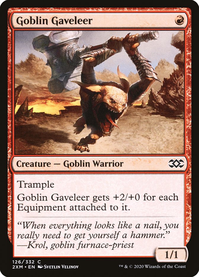 Goblin Gaveleer [Double Masters] | Mega City Incorporated