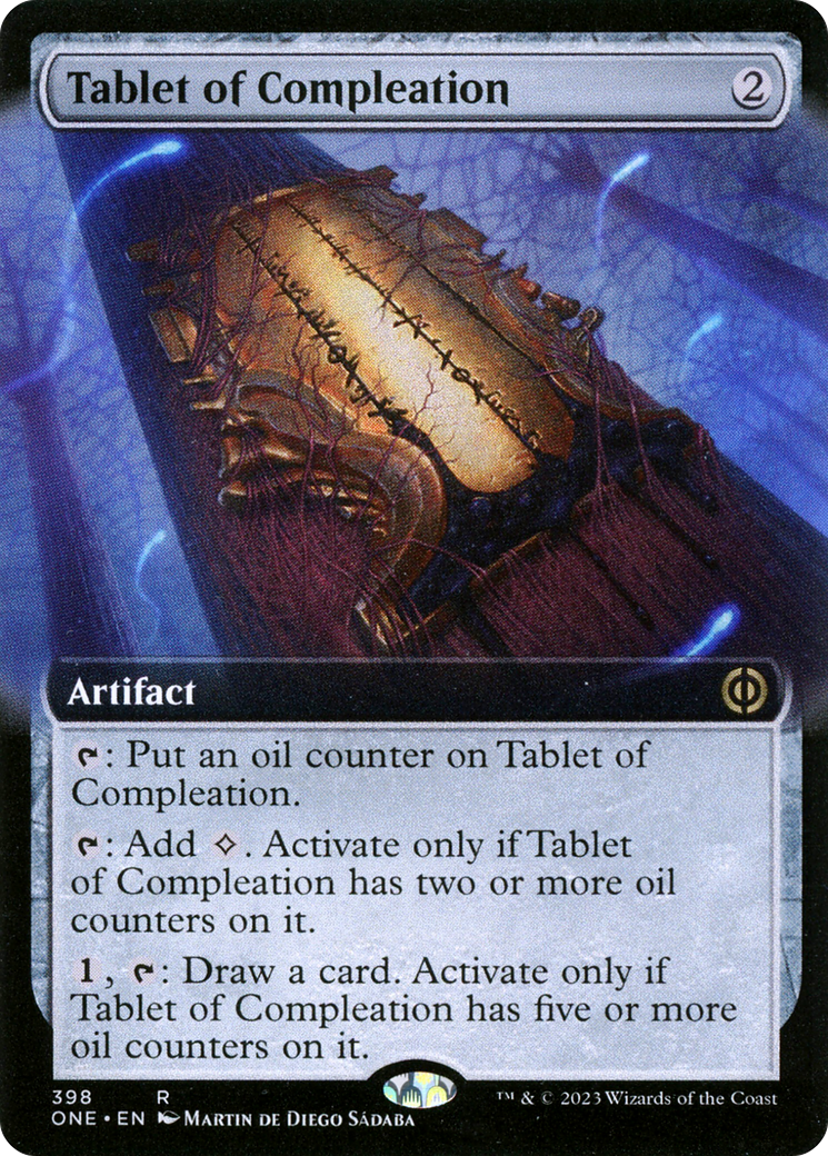 Tablet of Compleation (Extended Art) [Phyrexia: All Will Be One] | Mega City Incorporated
