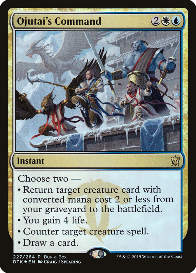 Ojutai's Command (Buy-A-Box) [Dragons of Tarkir Promos] | Mega City Incorporated