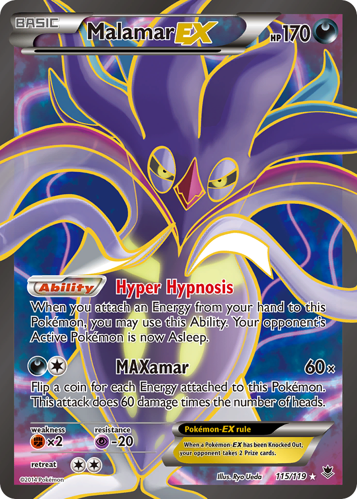 Malamar EX (115/119) [XY: Phantom Forces] | Mega City Incorporated