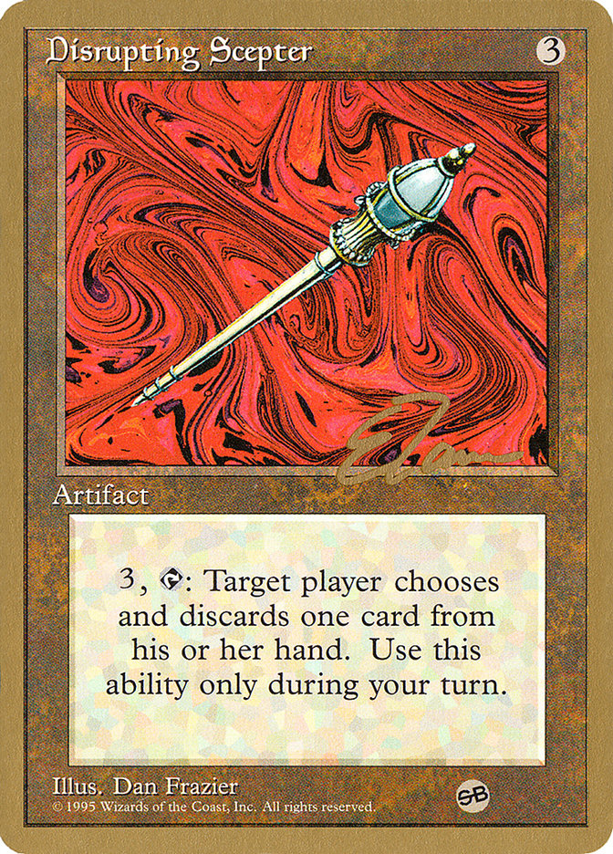 Disrupting Scepter (Eric Tam) (SB) [Pro Tour Collector Set] | Mega City Incorporated