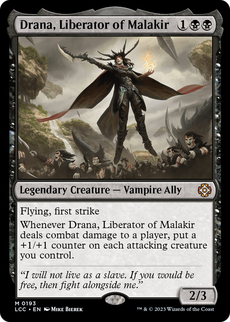 Drana, Liberator of Malakir [The Lost Caverns of Ixalan Commander] | Mega City Incorporated