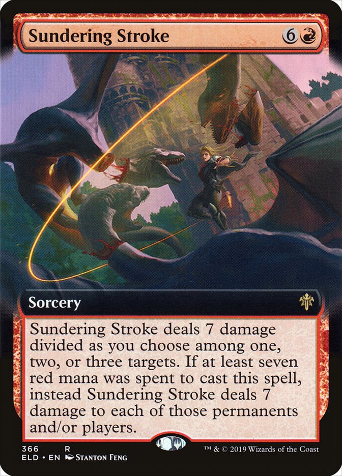 Sundering Stroke (Extended Art) [Throne of Eldraine] | Mega City Incorporated