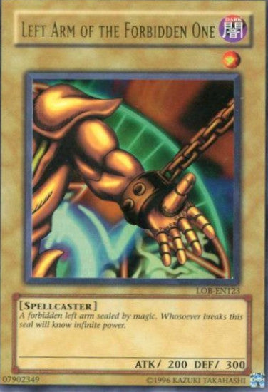 Left Arm of the Forbidden One [LOB-EN123] Ultra Rare | Mega City Incorporated