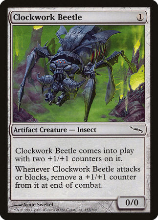 Clockwork Beetle [Mirrodin] | Mega City Incorporated