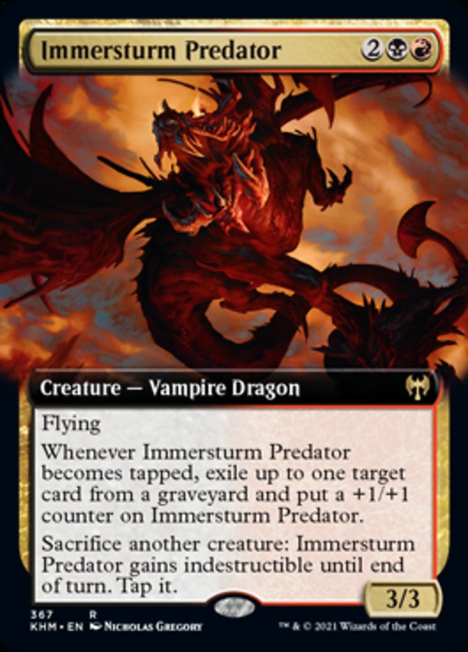 Immersturm Predator (Extended Art) [Kaldheim] | Mega City Incorporated