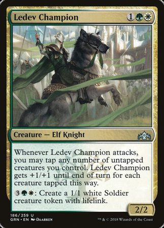 Ledev Champion [Guilds of Ravnica] | Mega City Incorporated