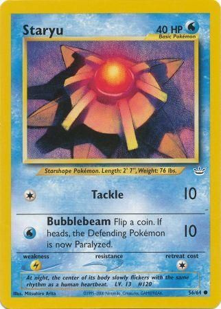 Staryu (56/64) [Neo Revelation Unlimited] | Mega City Incorporated