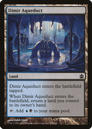 Dimir Aqueduct [Commander 2011] | Mega City Incorporated