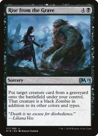 Rise from the Grave [Core Set 2019] | Mega City Incorporated
