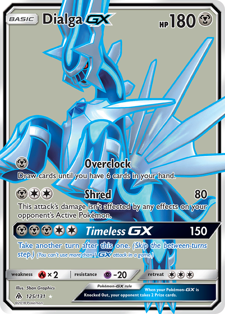 Dialga GX (125/131) [Sun & Moon: Forbidden Light] | Mega City Incorporated