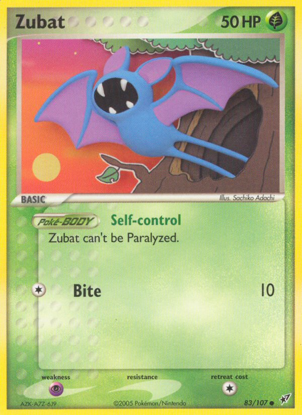 Zubat (83/107) [EX: Deoxys] | Mega City Incorporated