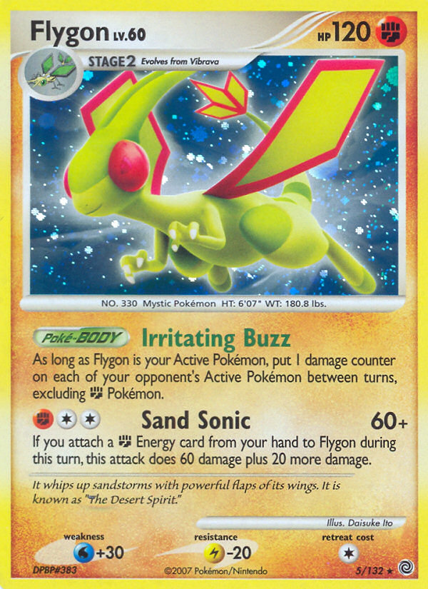 Flygon (5/132) [Diamond & Pearl: Secret Wonders] | Mega City Incorporated