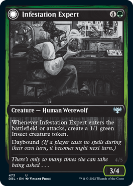 Infestation Expert // Infested Werewolf [Innistrad: Double Feature] | Mega City Incorporated