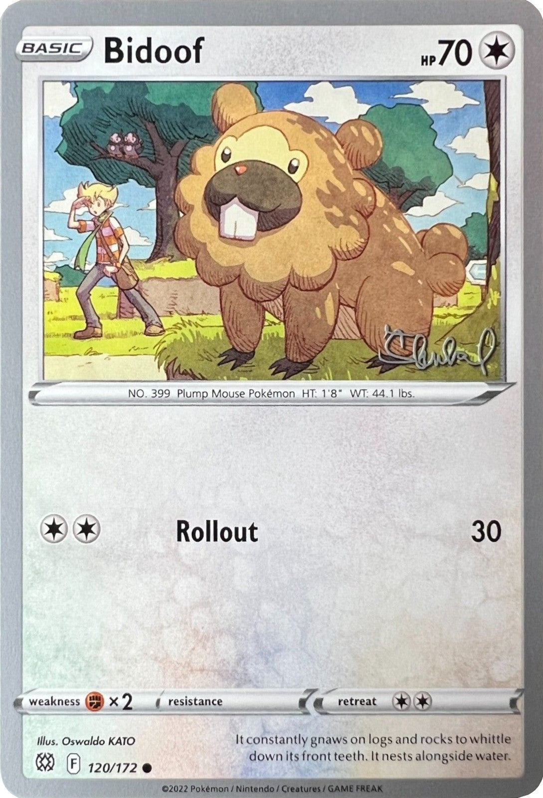 Bidoof (120/172) (ADP - Ondrej Skubal) [World Championships 2022] | Mega City Incorporated