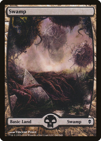 Swamp (241) - Full Art [Zendikar] | Mega City Incorporated