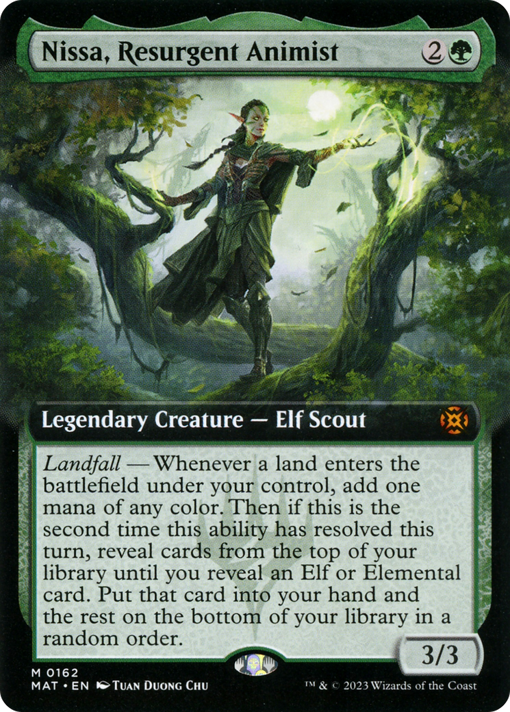 Nissa, Resurgent Animist (Extended Art) [March of the Machine: The Aftermath] | Mega City Incorporated