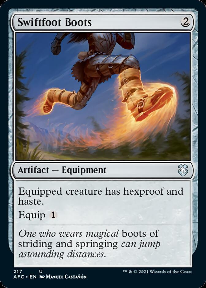 Swiftfoot Boots [Dungeons & Dragons: Adventures in the Forgotten Realms Commander] | Mega City Incorporated