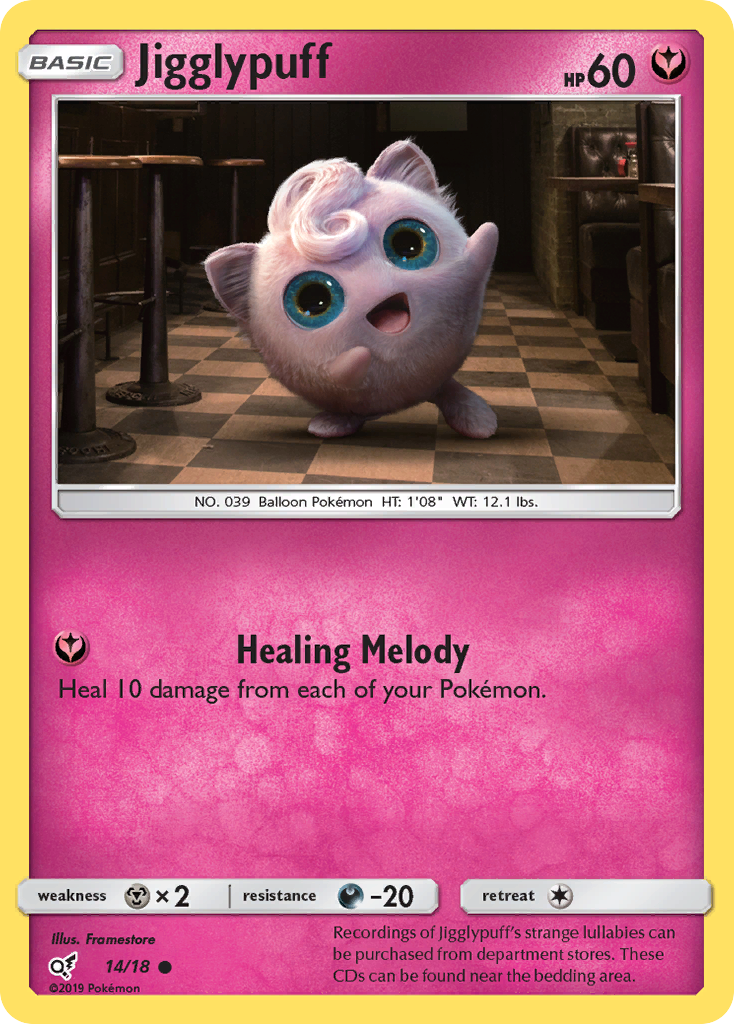 Jigglypuff (14/18) [Sun & Moon: Detective Pikachu] | Mega City Incorporated
