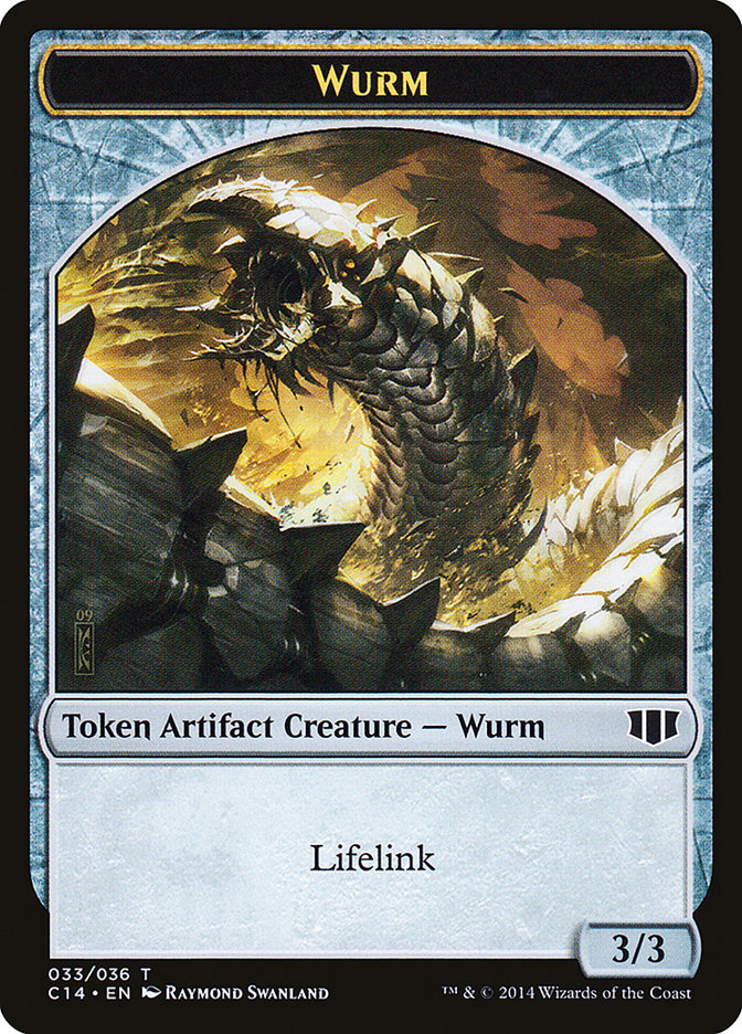 Wurm (033/036) // Goat Double-sided Token [Commander 2014 Tokens] | Mega City Incorporated