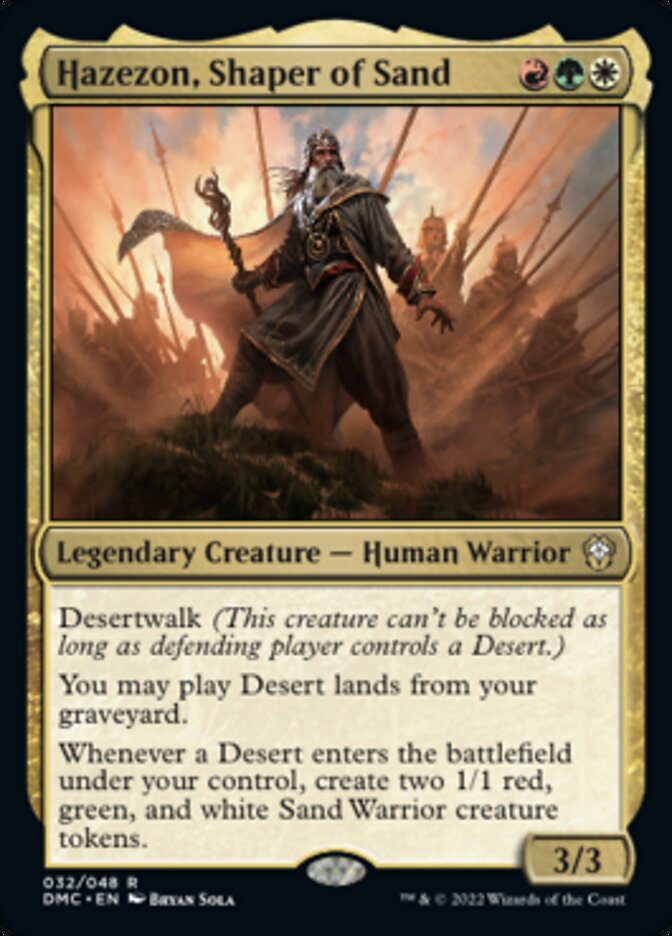 Hazezon, Shaper of Sand [Dominaria United Commander] | Mega City Incorporated