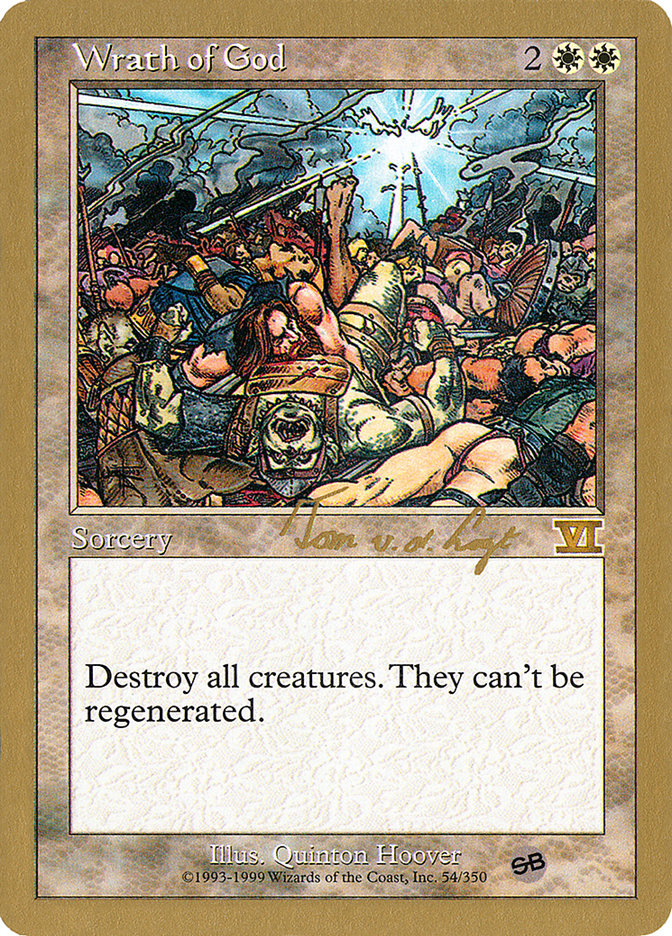 Wrath of God (Tom van de Logt) (SB) [World Championship Decks 2000] | Mega City Incorporated