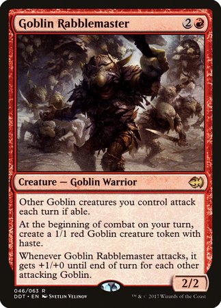 Goblin Rabblemaster [Duel Decks: Merfolk vs. Goblins] | Mega City Incorporated