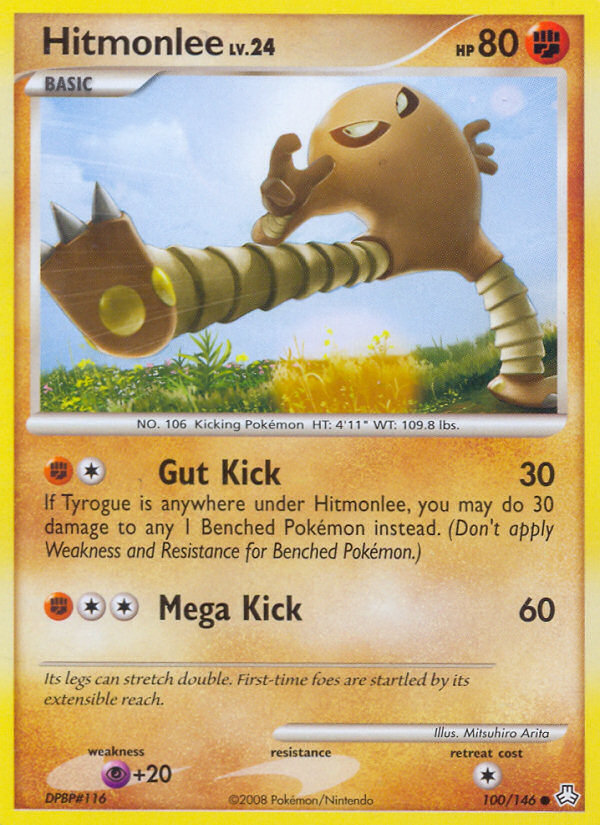 Hitmonlee (100/146) [Diamond & Pearl: Legends Awakened] | Mega City Incorporated