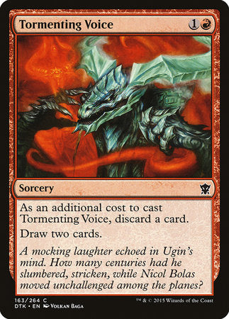 Tormenting Voice [Dragons of Tarkir] | Mega City Incorporated