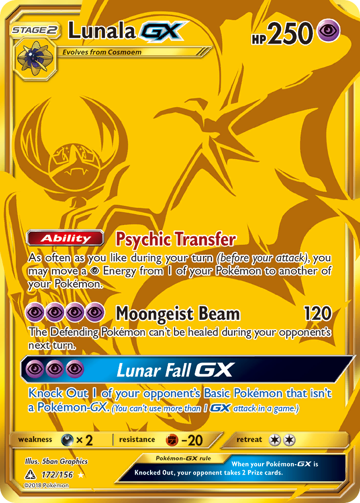 Lunala GX (172/156) [Sun & Moon: Ultra Prism] | Mega City Incorporated