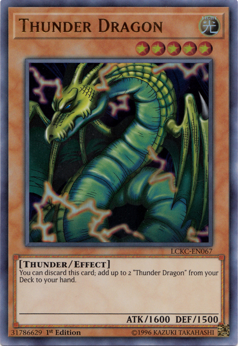 Thunder Dragon [LCKC-EN067] Ultra Rare | Mega City Incorporated